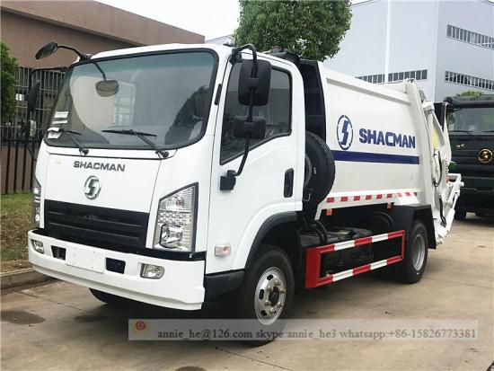  Shacman camión de basura de compresión