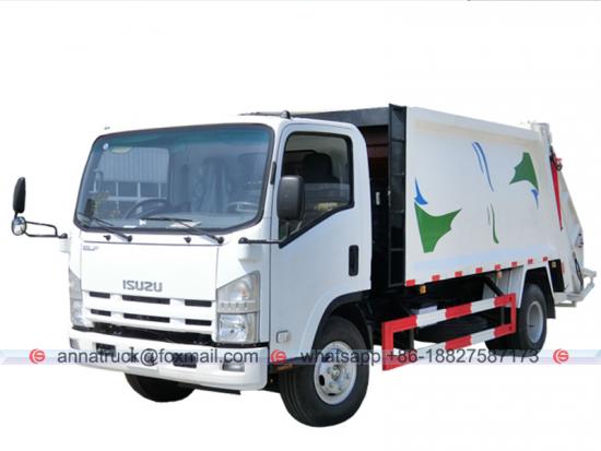  8cbm residuos Compactador camión ISUZU 