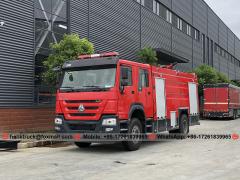  Sinotruk Howo 8.000 litros de agua Bowser camion de bomberos