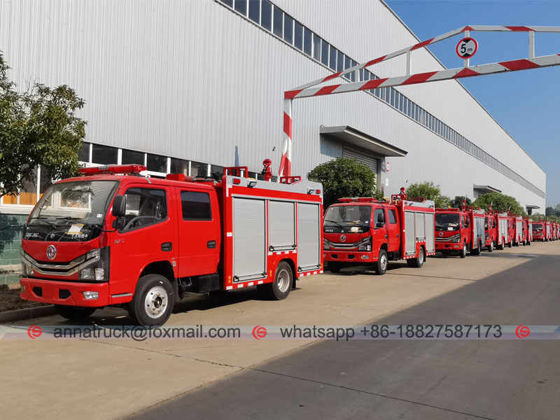 Camión de extinción de incendios de la marca Dongfeng de 20 unidades a África