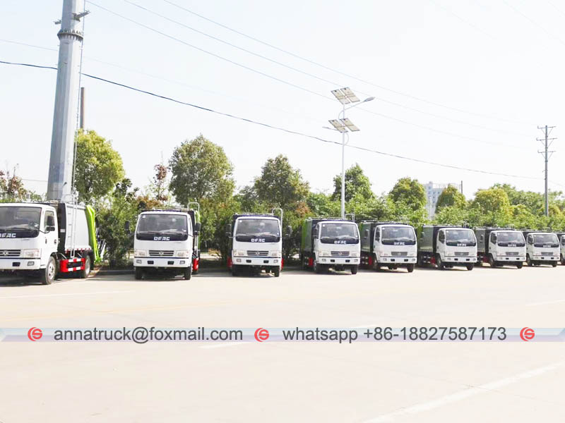 Camión de basura compactador Dongfeng