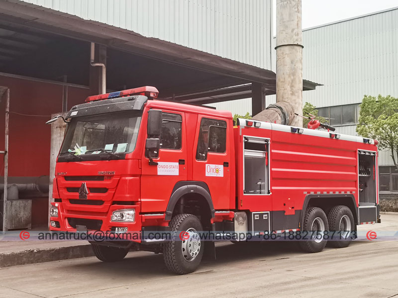 Camión de extinción de incendios-Sinotruk