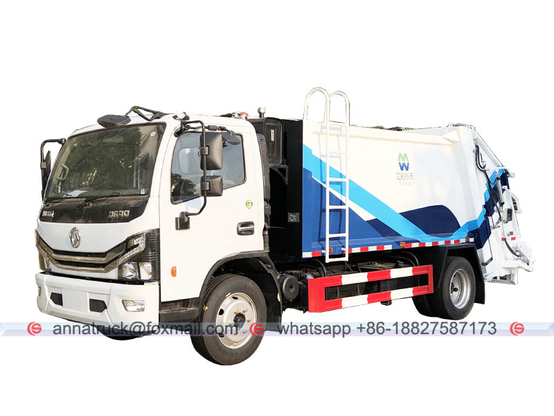 Camión compactador de basura marca Dongfeng