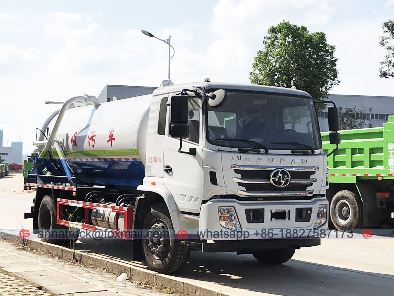 Camión de succión al vacío de aguas residuales chino IVECO 10000 litros2