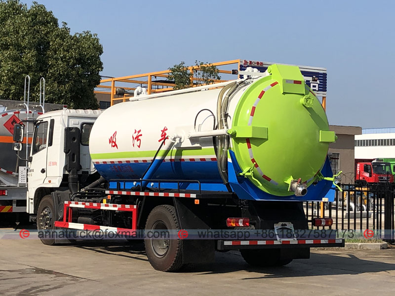 Camión de succión al vacío de aguas residuales chino IVECO 10000 litros 4