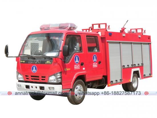 2.000 litros ISUZU camion de bomberos