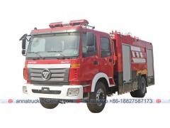 Camión de bomberos de espuma con tanque de agua de 6.000 litros