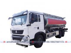  SINOTRUK  HOWO camión de combustible de aluminio