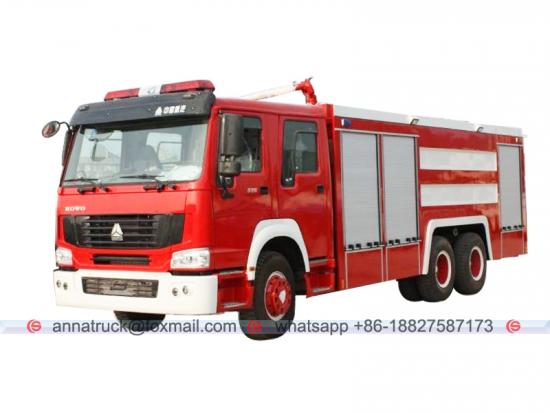  SINOTRUK HOWO Camión de bomberos de 12.000 litros
