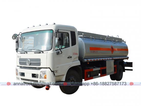 15.000 litros Dongfeng Kingrun camión cisterna de aceite