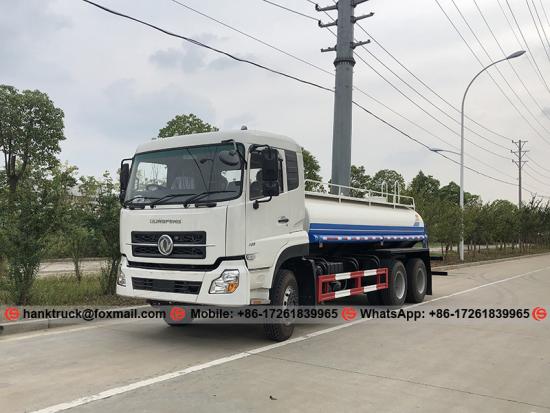 Top Dongfeng 15000-20000 Camión de tanques de rociadores de agua litros