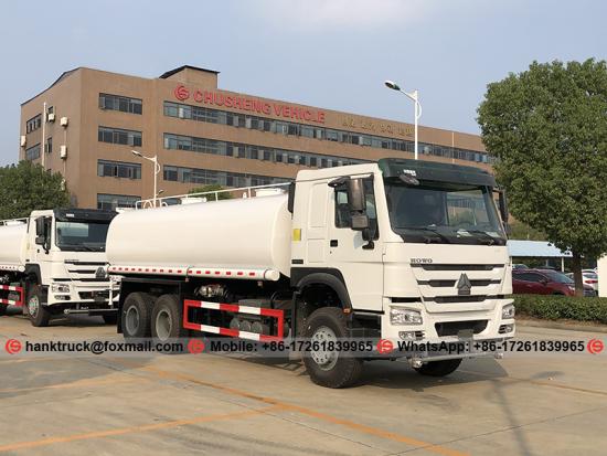  Sinotruk LHD / RHD Camión de chorro de agua de 20,000 litros.