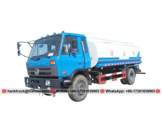  Dongfeng Camión de riego de agua de 10,000 litros con Cummins motor