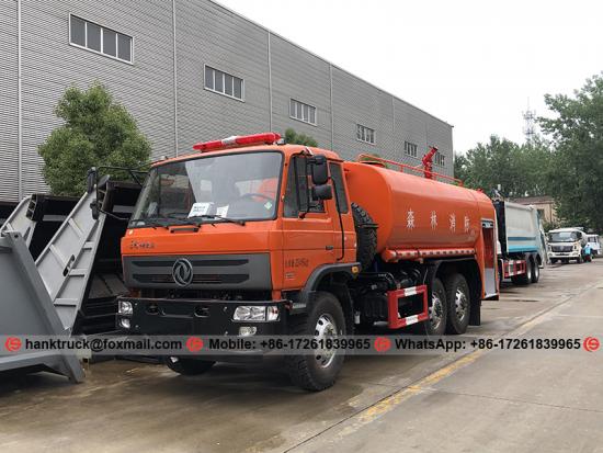  6x6 Dongfeng 8200 Litros Tanque de agua Fuego extintor camión
