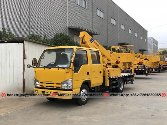  Isuzu NKR 17.5 Camión de reparación de semáforo telescópico de metro