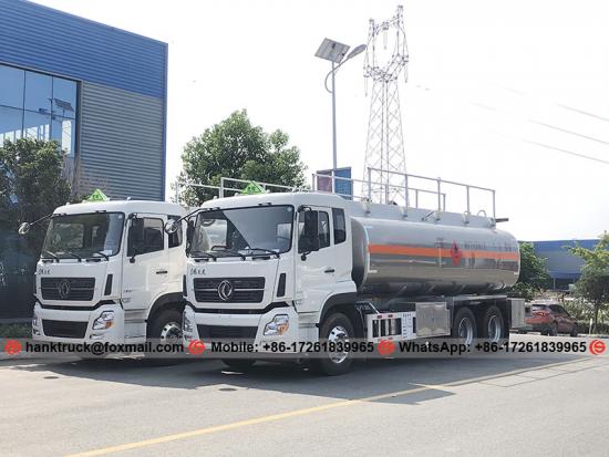  Dongfeng Camión de reposo de aleación de aluminio de 20,000 litros de aluminio