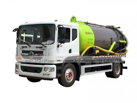 Camión de succión de aguas residuales