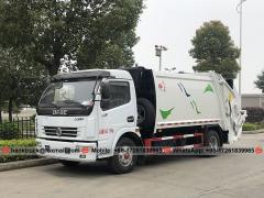 Camión de reciclaje de basura compactada DONGFENG 8 CBM