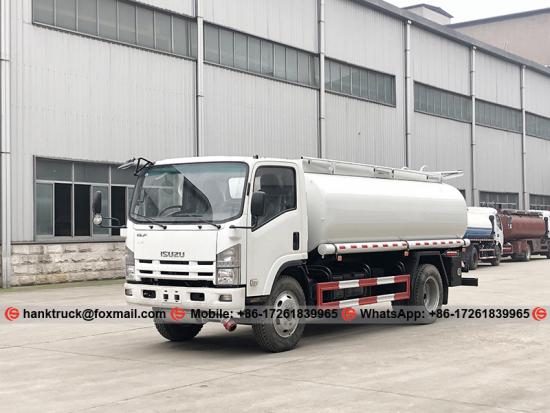 ISUZU 10,000 litros Camión de aceite de reabastecimiento de emergencia