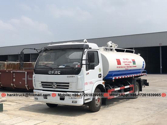 Camión de succión de vacío séptico DONGFENG de 7.000 litros