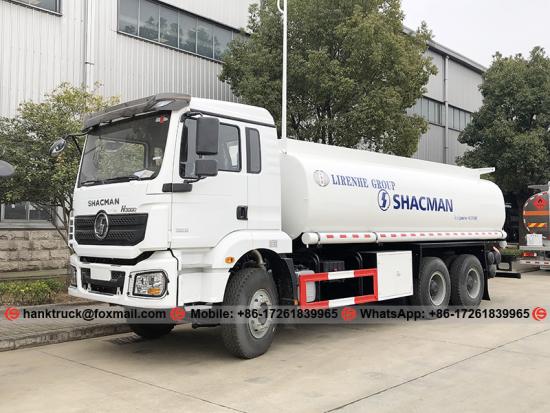 Camión cisterna de aceite de palma SHACMAN de 20.000 litros con caudalímetro