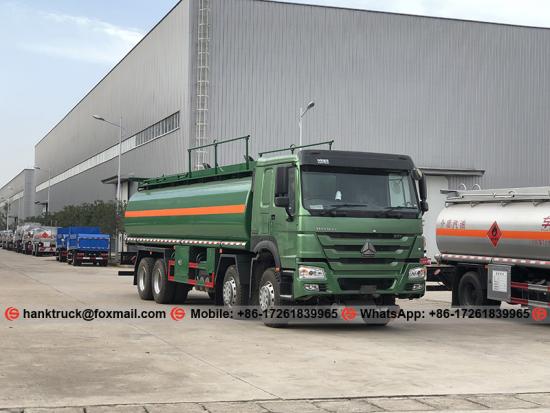 RHD SINOTRUK camión de combustible de aceite de 30 , 000 litros para países RCEP