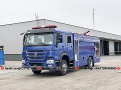 SINOTRUK HOWO Camión de bomberos con tanque de agua de 8,000 litros
