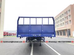 Semirremolque de transporte de contenedores de caja de carga de 13 metros para el mercado de Rusia