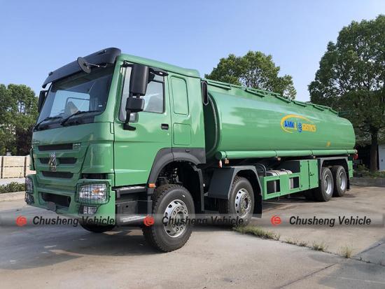 Camión cisterna de combustible RHD SINOTRUK HOWO de 25.000 litros para Tanzania