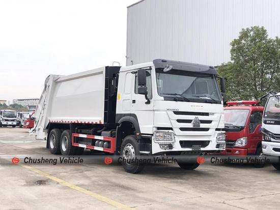 Camión de recogida de residuos SINOTRUK HOWO 18CBM a la venta