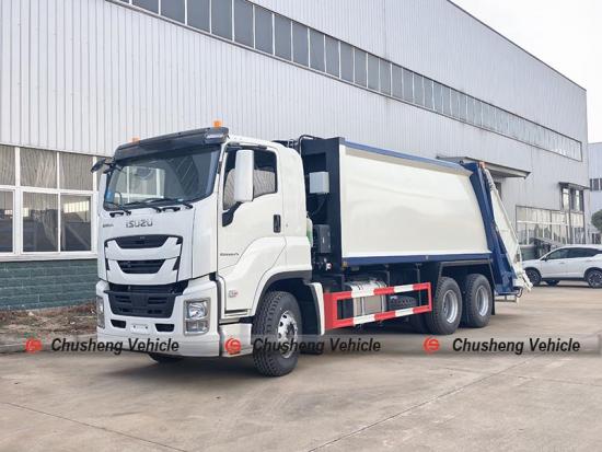 Camión compactador de basura hidráulico ISUZU GIGA 20CBM