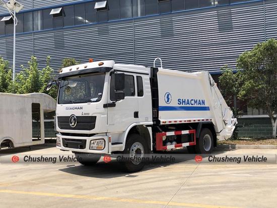 Camión compactador de basura y transporte SHACMAN 10-12CBM