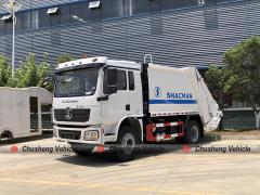 Camión compactador de basura y transporte SHACMAN 10-12CBM