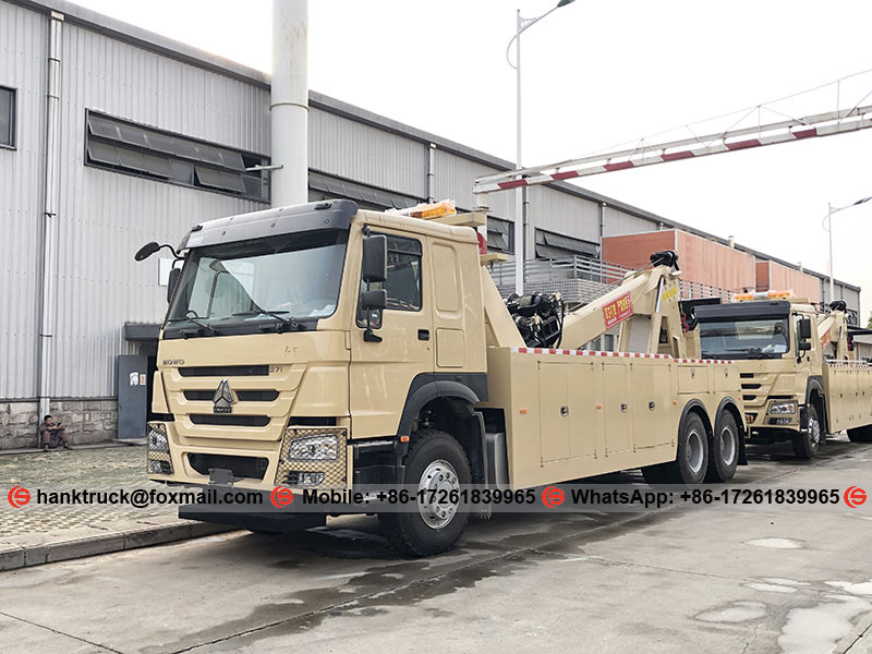 Camión de servicio de rescate de averías SINOTRUK HOWO de 20 toneladas
