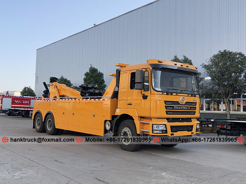 Camión de servicio de grúa de carretera de servicio pesado SHACMAN de 20 toneladas