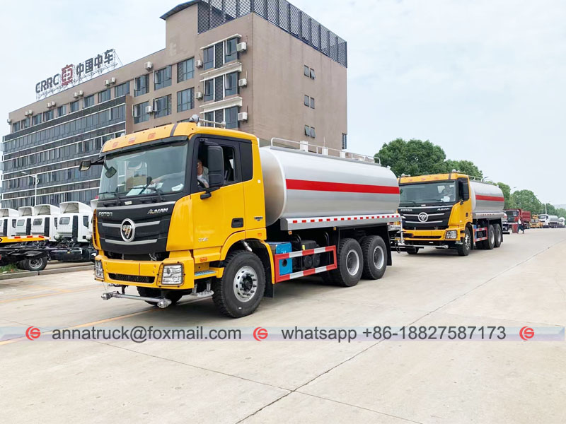  A Sierra Leona - Camión de tanques de agua con FOTON Chasis en junio, 2021