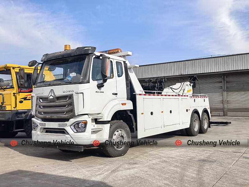 África SINOTRUK HOWO 20 toneladas Camión de rescate de remolque de grúa de auxilio de carretera